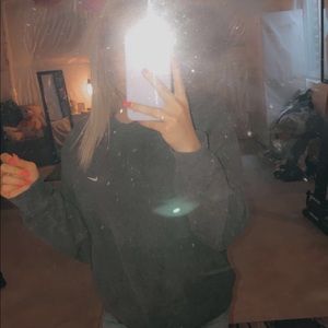 Grey Nike sweatshirt